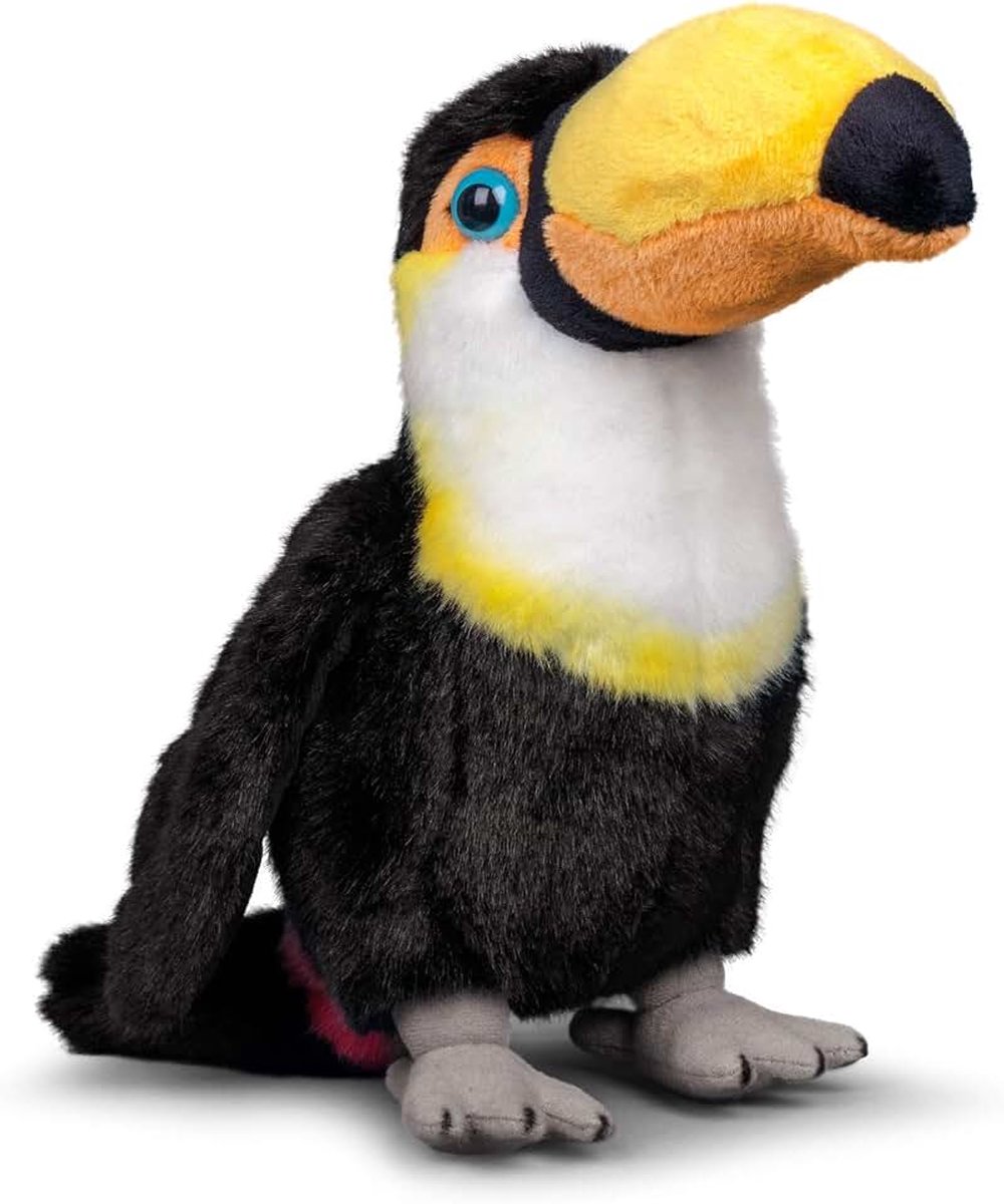 Knuffeldier in realistisch design, knuffelzacht, ongeveer 22 cm groot, diverse designs en kleuren
