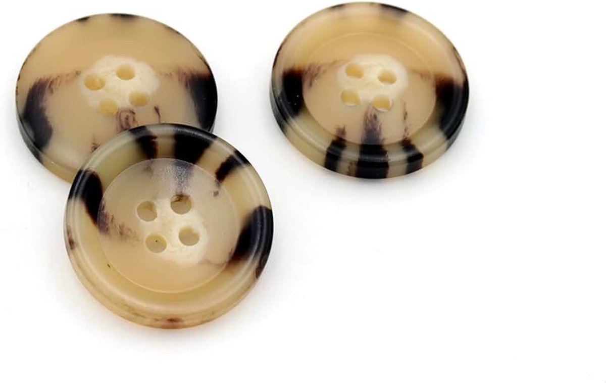 20 stuks ronde hars knoop handwerk naaien 4 gaten blazer kleding overhemden knopen