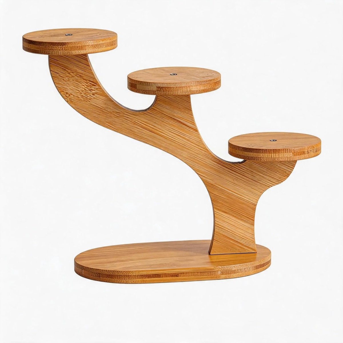 Houten plantenrek, 3 etages, van hout
