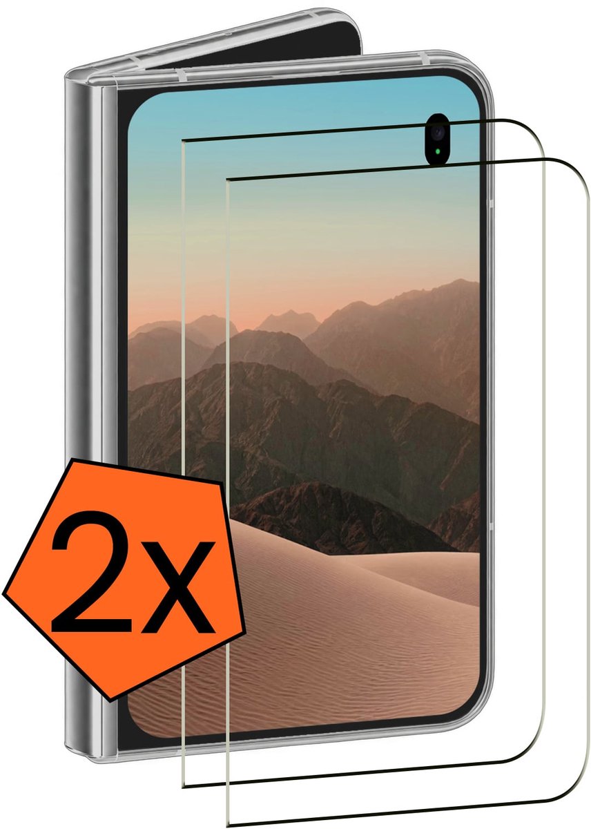 Screenprotector - 2 Stuks - Geschikt voor Apple iPhone Duo - Full Cover - Gehard Glas - Beschermglas - Tempered Glass - Screen Protector