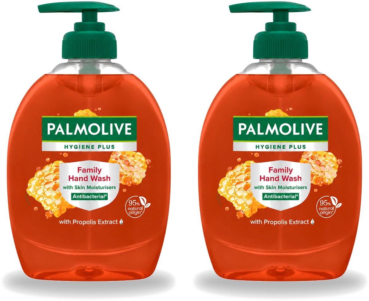 2 x Palmolive – Handzeep – Hygiëne Plus Family – 300 ml - Bulkverpakking - 2 stuks