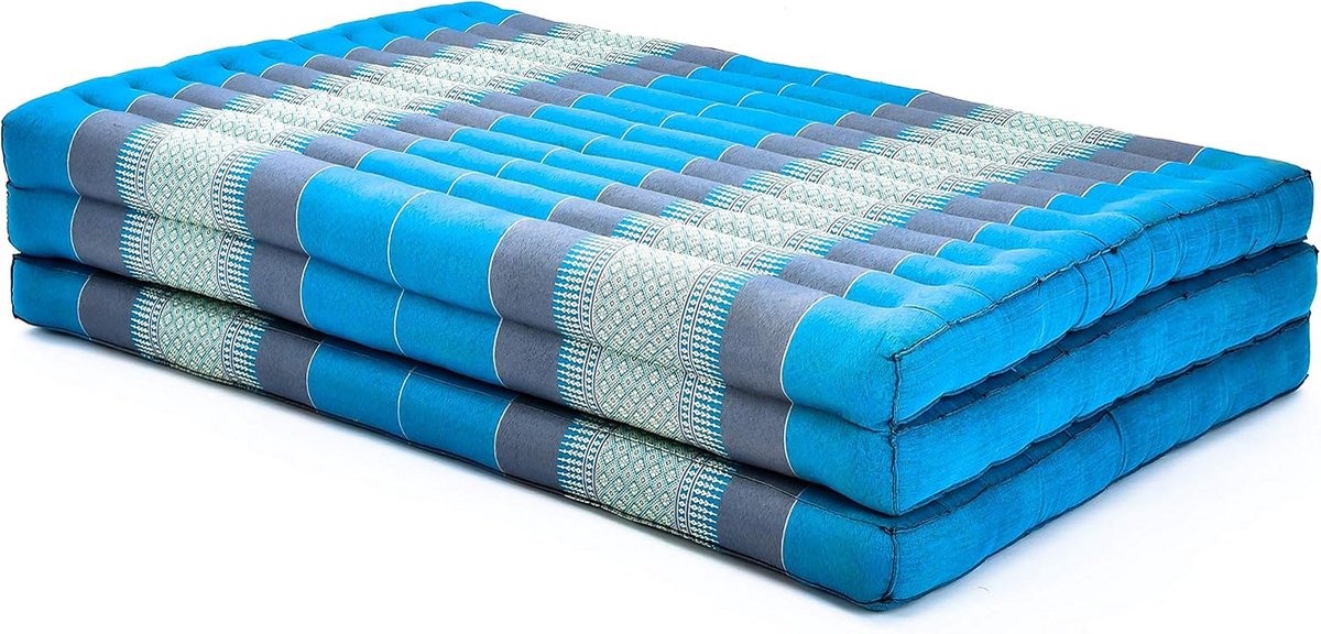 Grote Thaise Opvouwbare Matras - Kapok Vloermatras Futon Alternatief voor Thaise Massage, Yoga & Meditatie