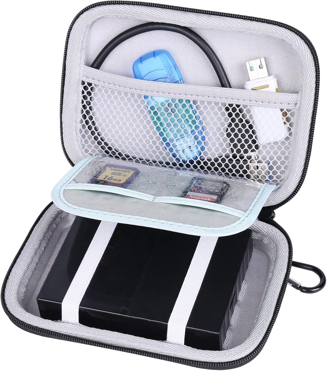 Co2UK(TM) tas case voor 2.5 "WD My Passport / Samsung M3 / Toshiba draagbare externe harde schijf / Seagate Backup Plus Slim externe draagbare harde schijf harde schijf