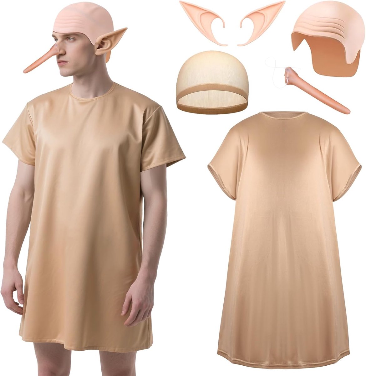 Halloween set voor volwassenen met bovendeel en accessoires