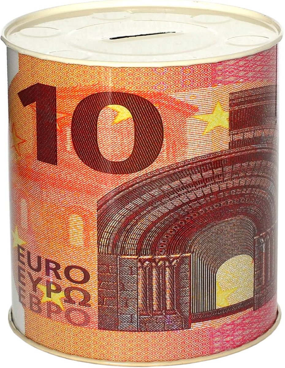 Geld papier munt bankbiljetten van metaal niet openen ( bankbiljetten) 14 x 13 cm