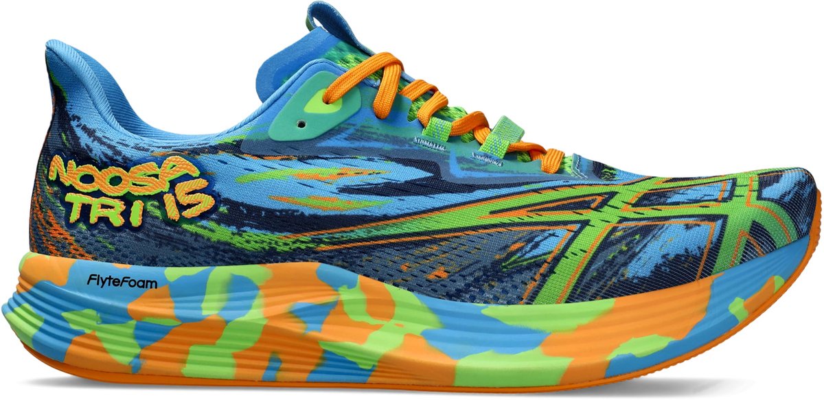 ASICS Noosa Tri 15 Hardloopschoenen waterscape/electric lime Groen