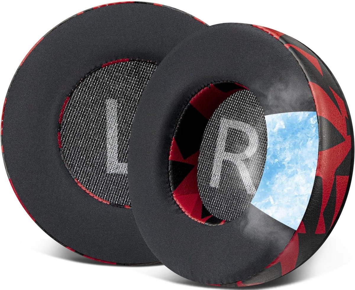 Verwisselbare 80mm Koel Gel Oorkussens voor AKG Pro Audio K175 Hoofdtelefoon, Geluidsisolerende Schuim en IJszijde Stof voor Comfort en Geluidskwaliteit