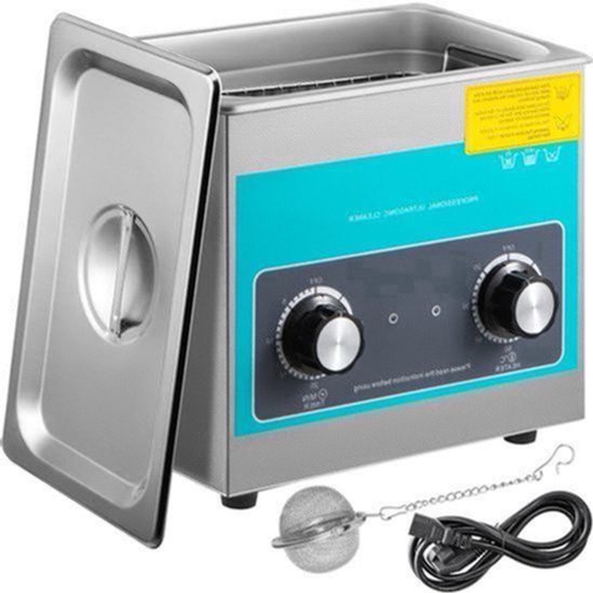 Ultrasone Reiniger - Wasmachine - Ultra Sonische Reiniger - 3L- met Verwarmer & Timer - voor Horloge en Sieraden