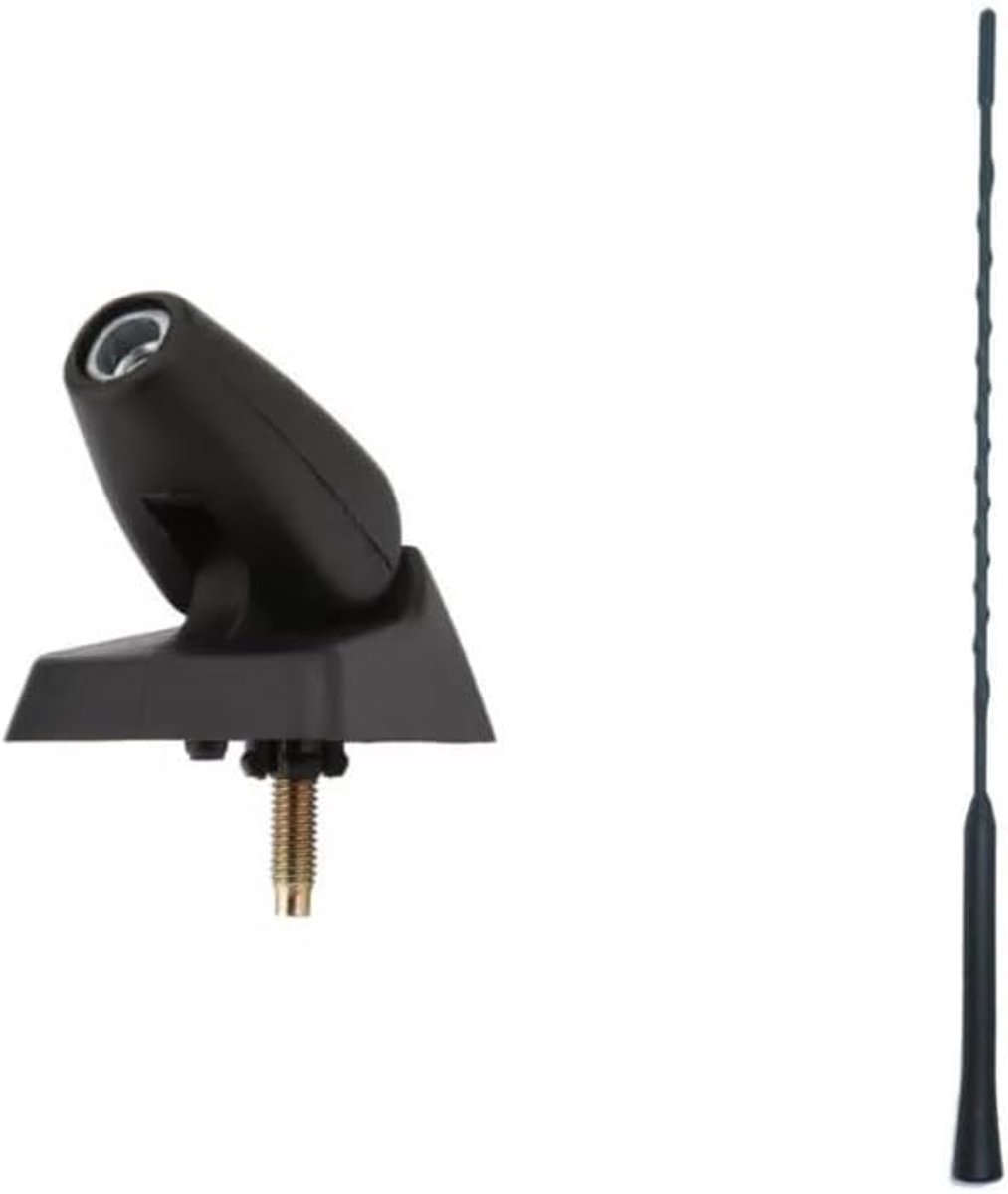 dakantenne 9 inch met basis 6561CX - vervangende AM/FM-radio-antenne compatibel met Peugeot 107, Citroen C1, Toyota - Verbeterde ontvangst