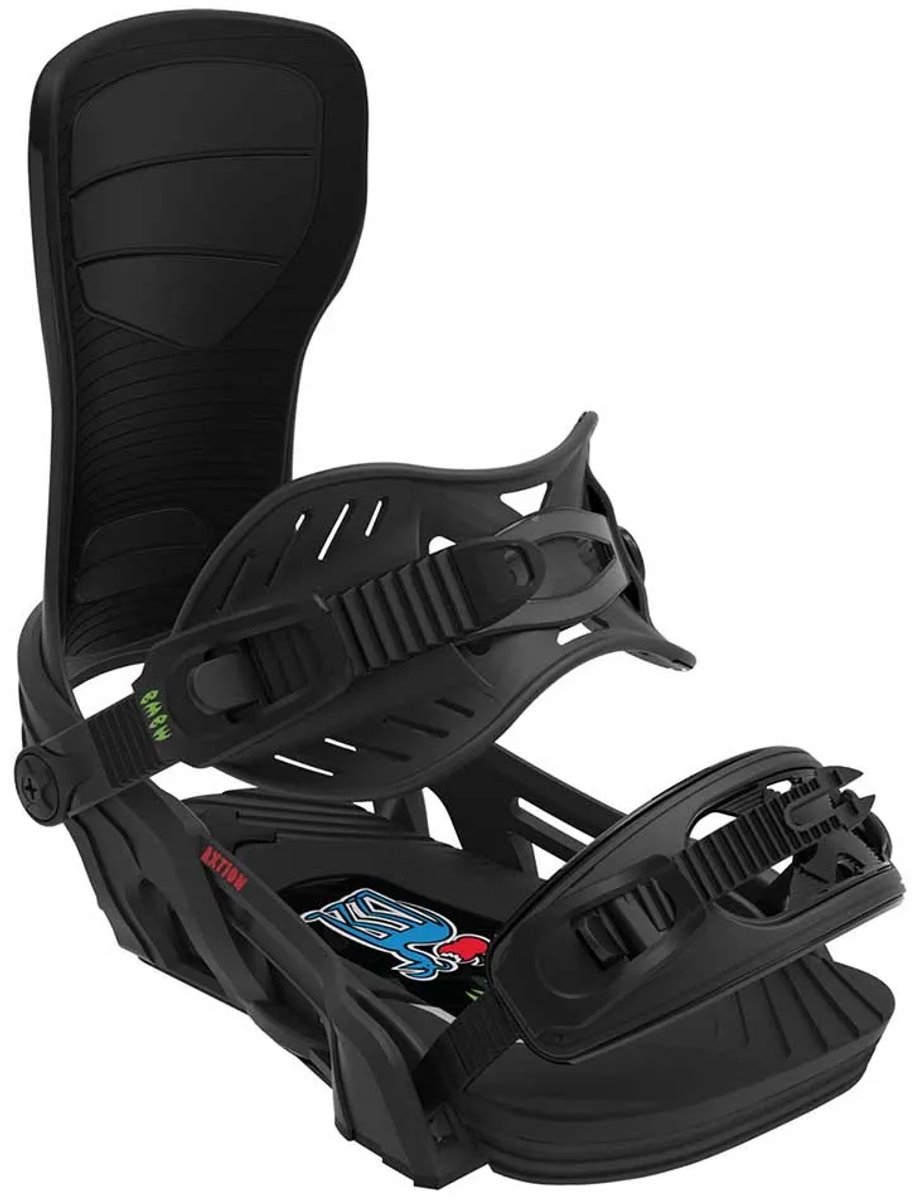 Bent Metal Axtion Snowboardbindingen L Zwart