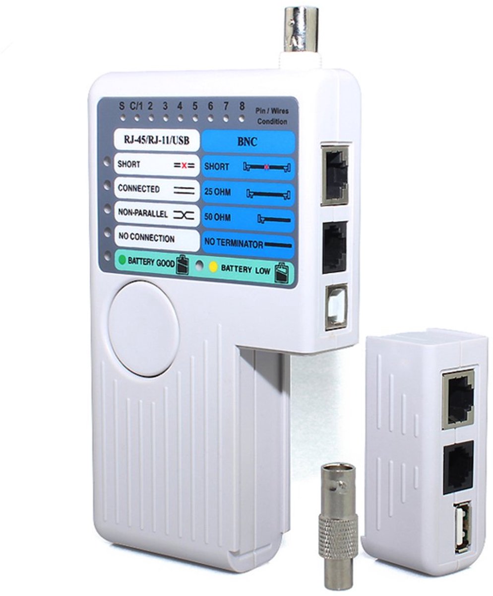 RJ11 RJ45 USB BNC LAN netwerkkabel Tester voor UTP STP LAN-kabel tracker
