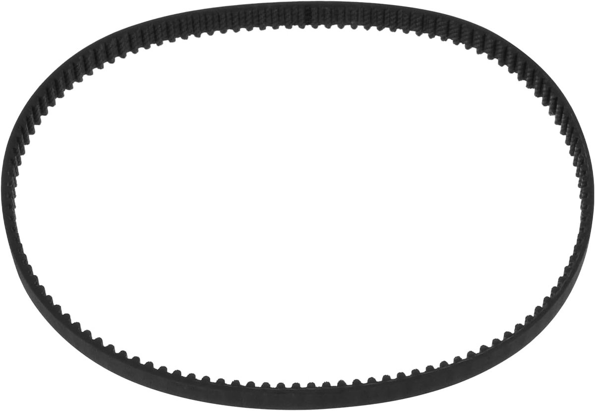 Dailygoods- Wasmachine Borstel Getande - Vervangingsriem - 367mm Lengte - 6mm Breedte - Rubber - Compatibel met Vax Platinum Smartwash - Tapijtborstel