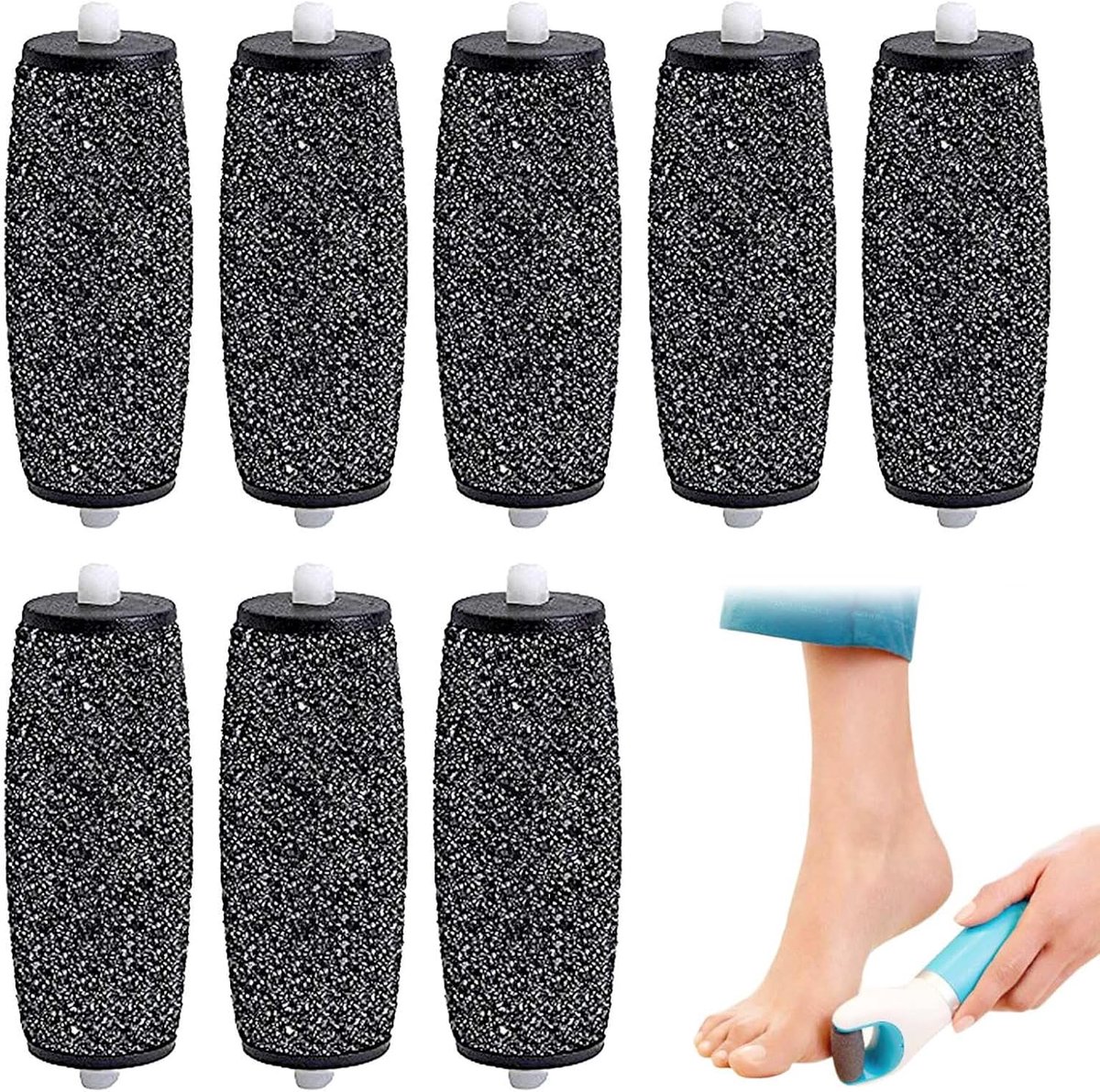 Dailygoods - Vervangende Rollen voor Voetschuurmachines met Microdiamantkorrels