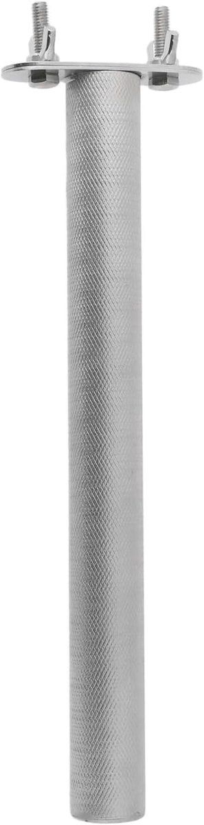 Dailygoods- Vogelstand Roestvrij Staal - Vogelbaars voor Papegaaien - Tak voor Kleine/Middelgrote Vogels - 30 cm - Antislip - Ideale Speelplek - Vogel