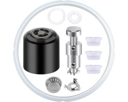 Reserveonderdelen voor Instant Pot Duo Nova 60 / Ultra 60, Duo 60 / Duo Plus 60, 6 kwarts stoomuitlaatventiel, afdichtring, vlotterventiel, anti-verstoppingsschild