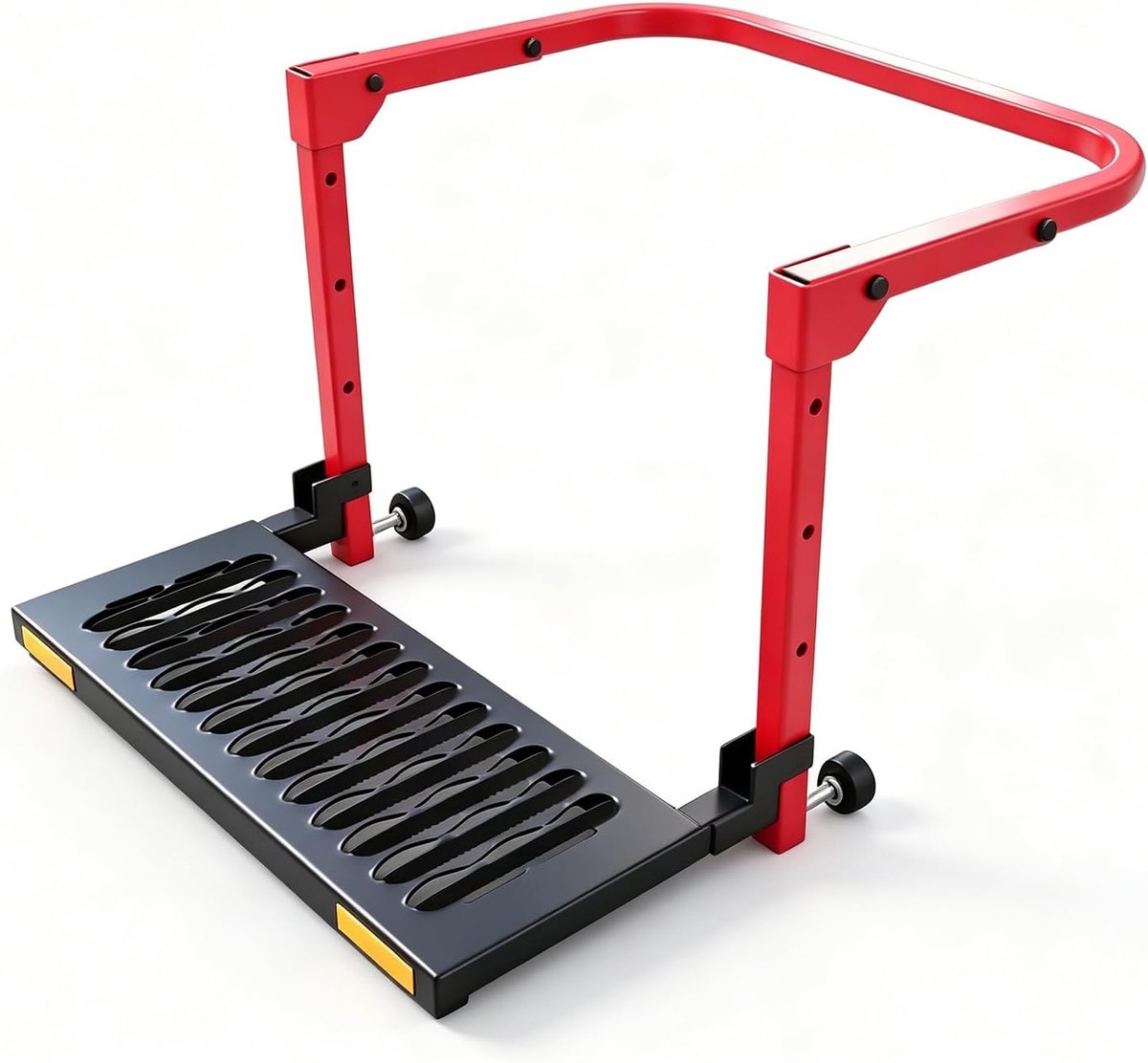 Opstap voor banden met hoog draagvermogen voor vrachtwagen, SUV en camper, verstelbaar voor banden van 10,2 tot 14,4 inch, maximale draaglast 136 kg, antislip design met reliëfstructuur