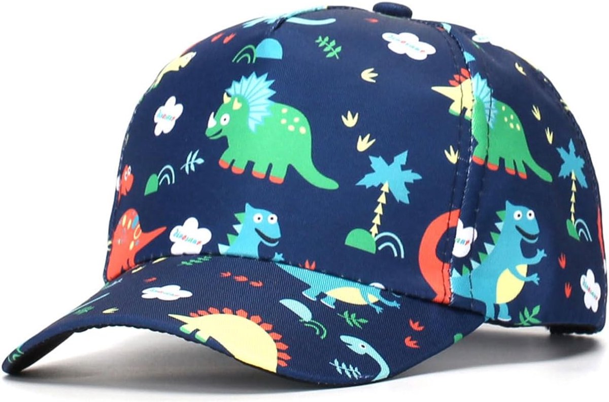 Baseball Cap Dinosaurus Horn Zomer UV Kinderhoed voor Jongens Meisjes 0-8 Jaar, cappy Kids Jongens schildpet kinderen, pet kinderen jongens, honkbalpet kinderen, pet kinderen, pet