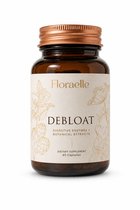 Floraelle Debloat - Spijsvertering Supplement - Gember, Venkel, Pepermunt, Artisjok & DigeZyme® Spijsverteringsenzymen - Vegan - 60 Capsules (30 Dagen)