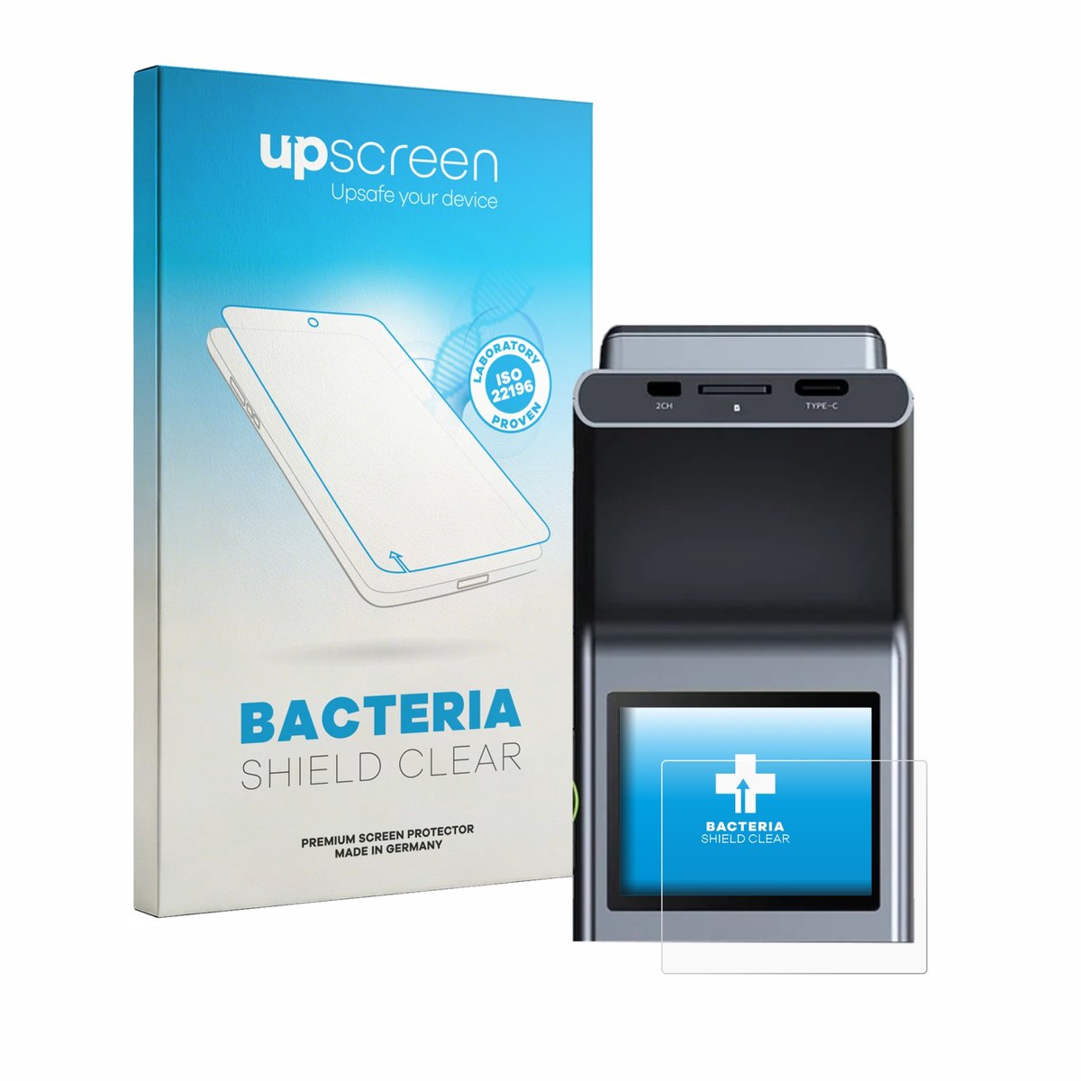 upscreen - Screenprotector voor Botslab G300H Plus - Folie Beschermfolie transparant antibacterieel