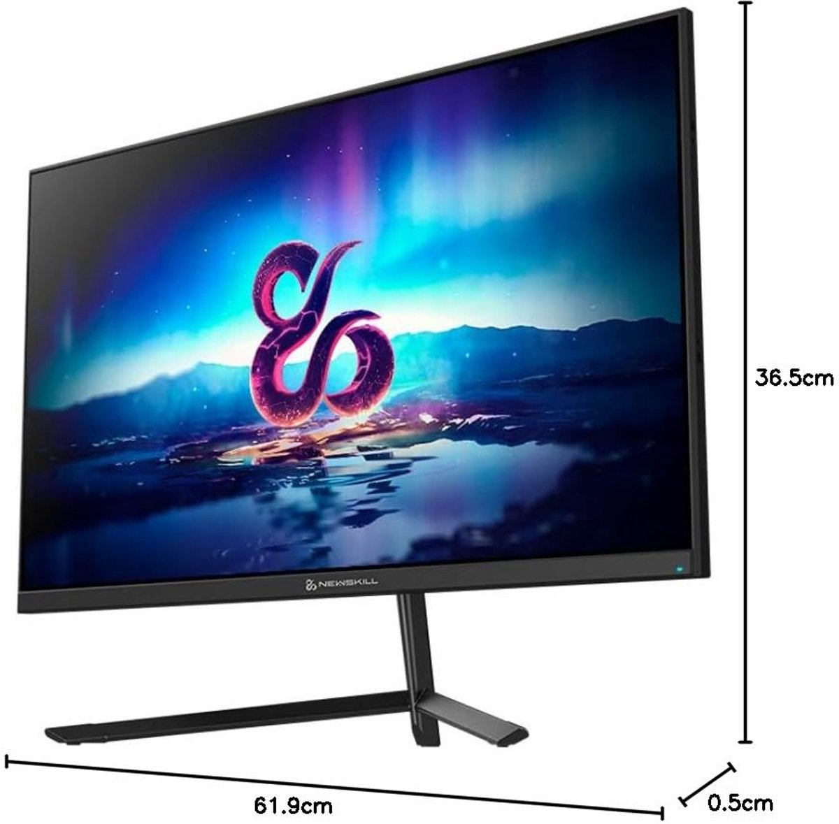 Gaming Monitor 27 Inch QHD Curved - 165 Hz Verversingssnelheid - 2560 x 1440 Resolutie - DisplayPort Aansluiting - VA Schermtechnologie