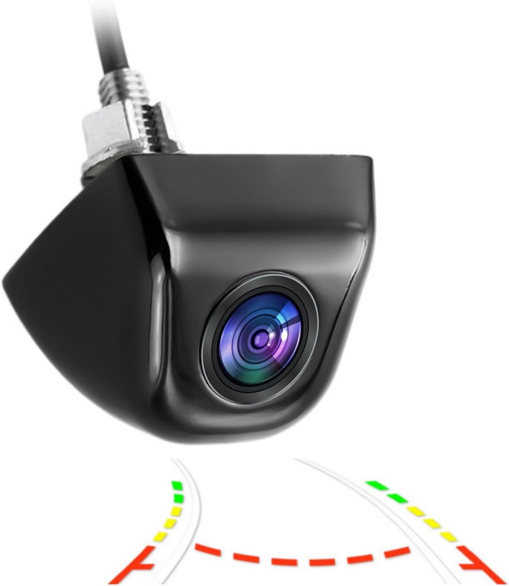 Achteruitrijcamera voor auto, IP68 waterdichte achteruitrijcamera met nachtzicht, groothoekcamera voor vrachtwagen, SUV, RV Pickup