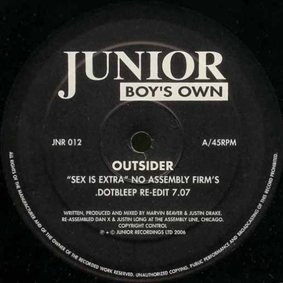Outsider - Sex Is Extra