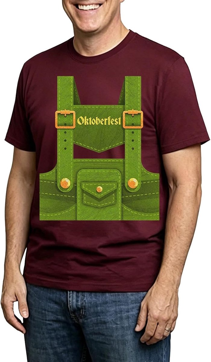 Herren Oktoberfest T-Shirt Rundhals Kurzarm Leicht Atmungsaktiv Bierfest Tshirt Bedruckt Oberteile Bier Fest Bayern Tracht Motiv Kostüme Sommer Casual Bequem Herren Oktoberfest Shirt Freizeit Shirt