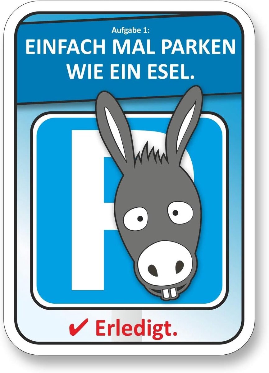 easydruck24de Parkesel Autoruitsticker I kfz_279 I 50
