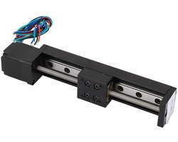 Mini lineaire railgeleider trolley actuator, stappenmotor 28 slagkracht, 100 mm racen, CNC-routeronderdelen, stap X, Y, Z incl