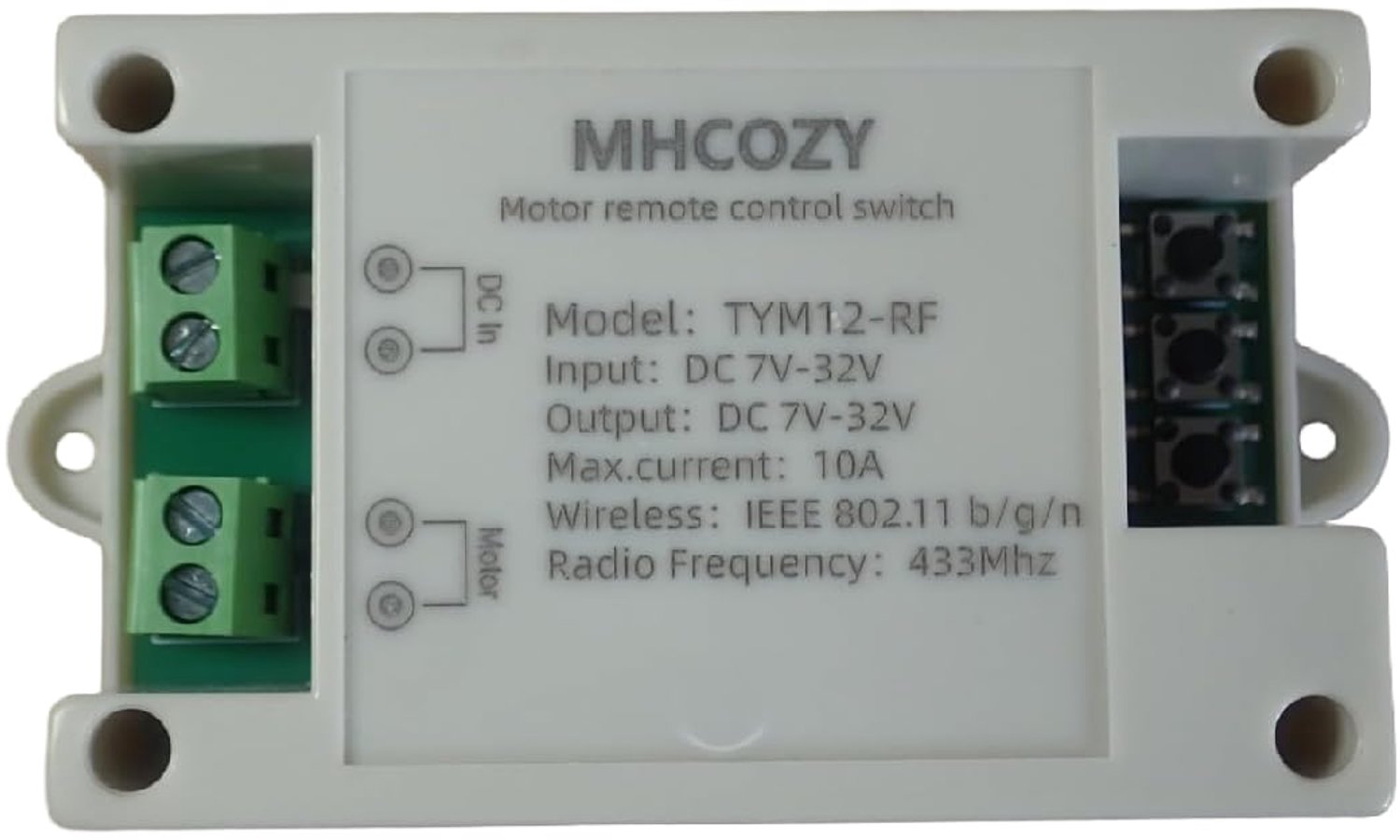 app, wifi, afstandsbediening, vooruit, omgekeerde relaismodule voor DC 7-32 V Smart Lineaire actuator, werkt met