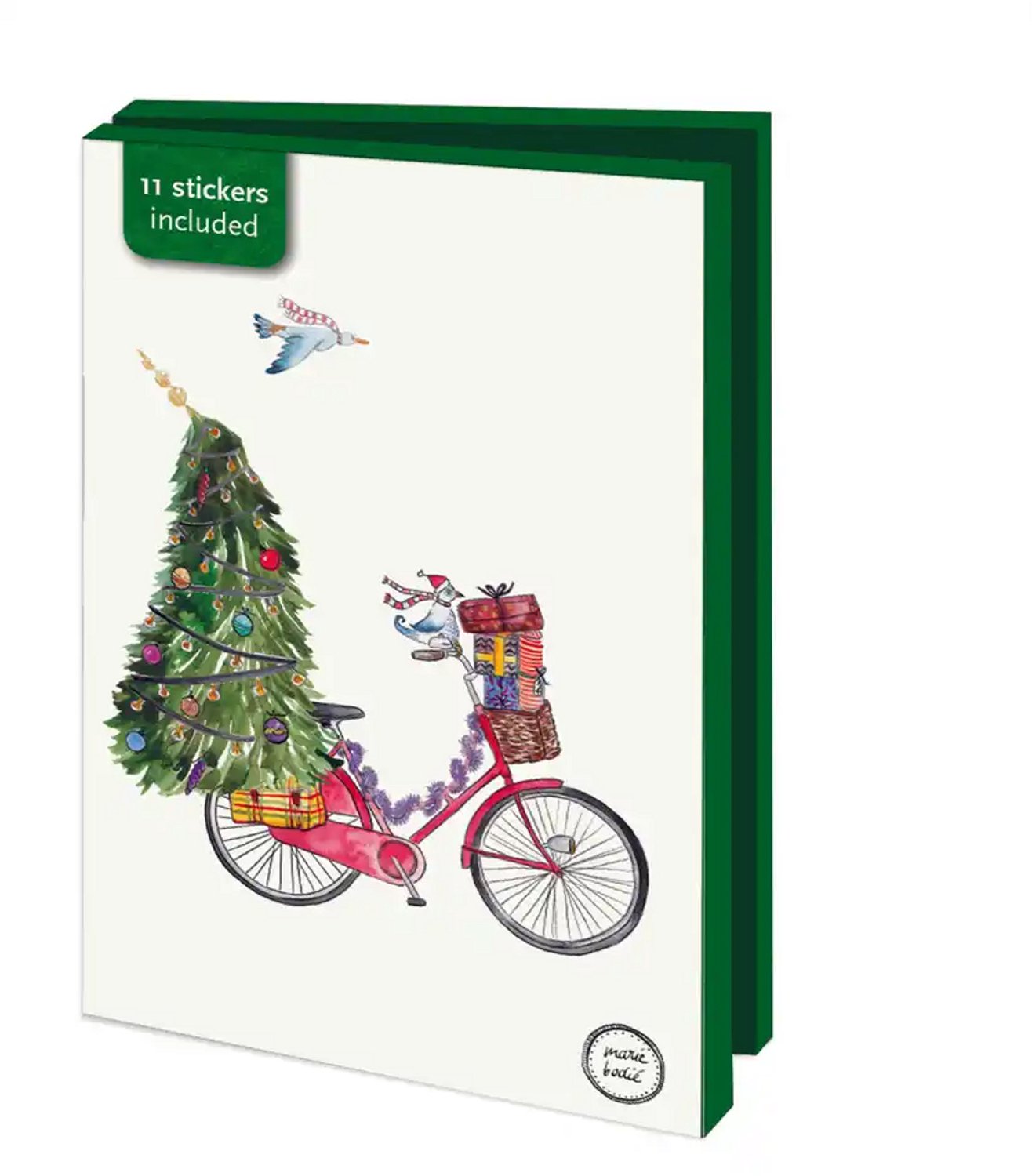 Kerstkaarten 10x - Kaartenmapje met env. Klein - Kerst, Maartje Bodt - 2x5 motieven