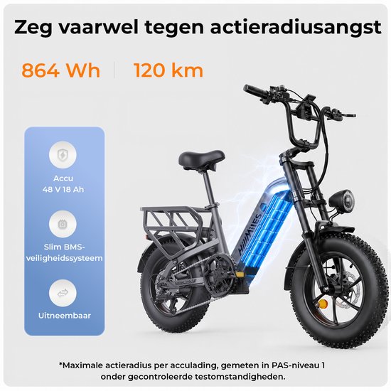 HillMiles MileLink 1 Elektrische fiets -GY-single-basket — afbeelding 4
