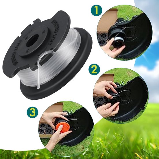 3x Vervangspoelen voor Grastrimmer Einhell GE-CT 18/28 Li — afbeelding 2