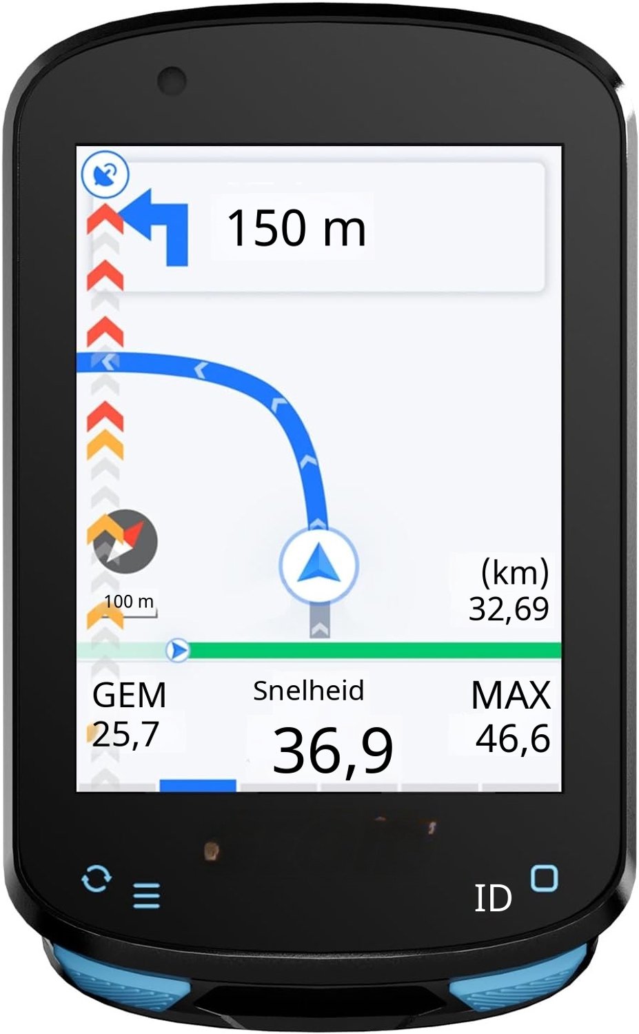 Zivano Fietscomputer - Fietscomputers - Fiets Snelheidsmeter - Fietscomputer Draadloos - Zwart - 7cm x 5cm x 3cm