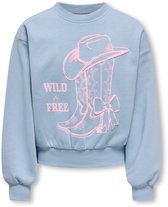 KIDS ONLY GIRL - KOGFLORINE LS O-NECK PRINTED SWT Meisjes Trui