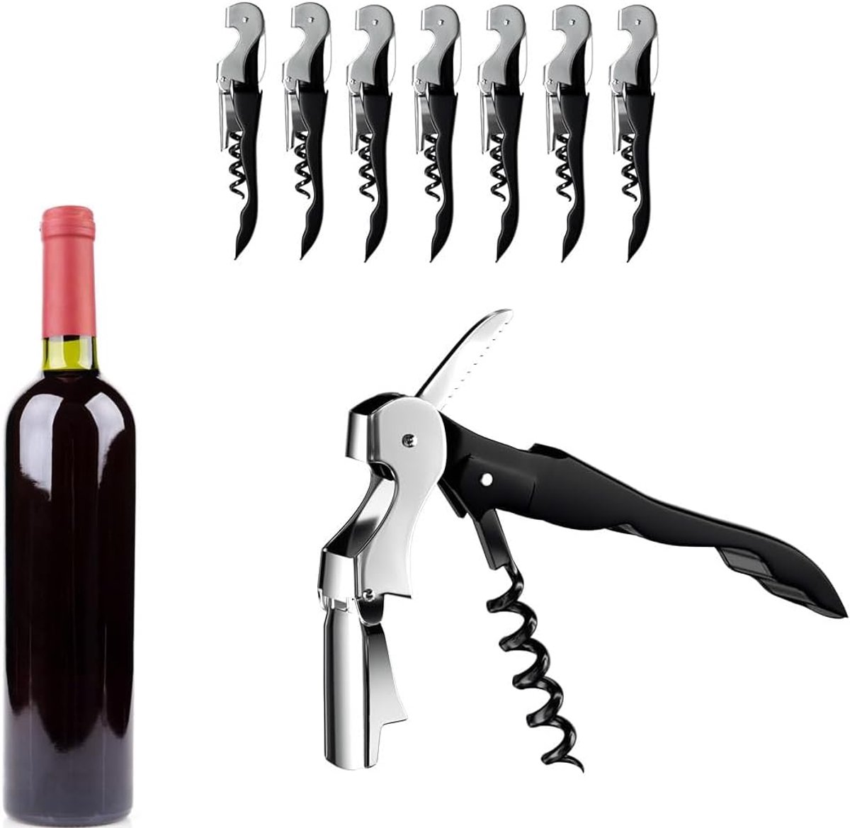 Kurkentrekker professioneel - roestvrij staal - duurzame kwaliteit - ideaal voor sommeliers - ShopVlot