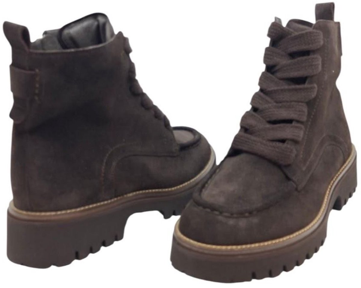 Softwaves 95607 Danille Africa | Bruine dames veterschoen