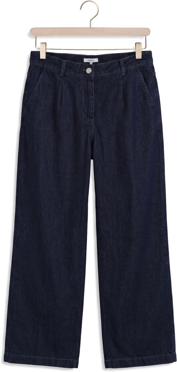 DANTE6 Jules Denim Smart Pants Broeken Dames - Donkerblauw - Maat 34