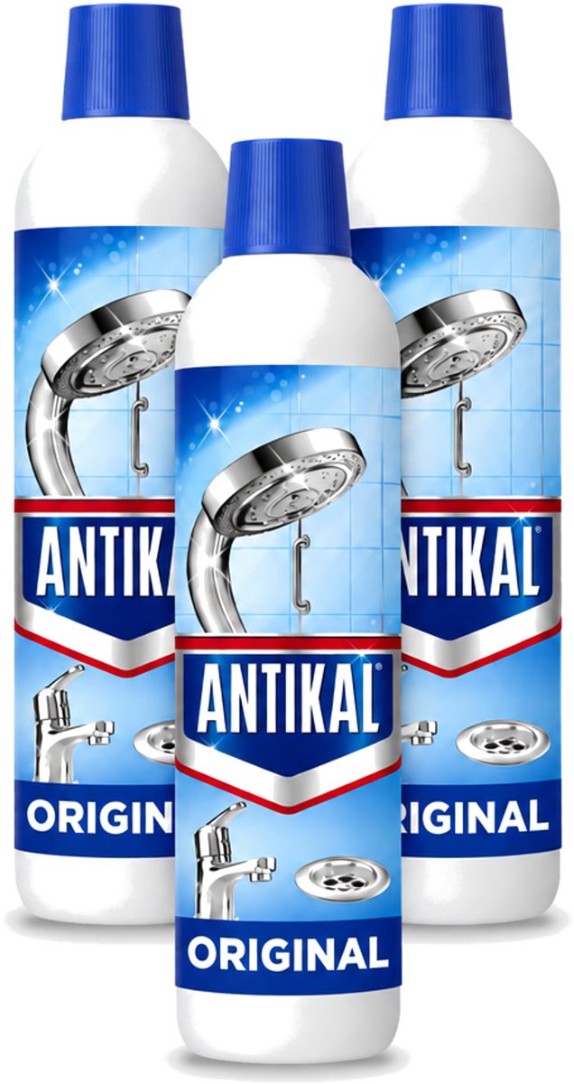 3 x Antikal Original Gel - Kalkreiniger - Extra Hechting - Diepwerkend - 750 ml - Voordeelverpakking - 3 stuks