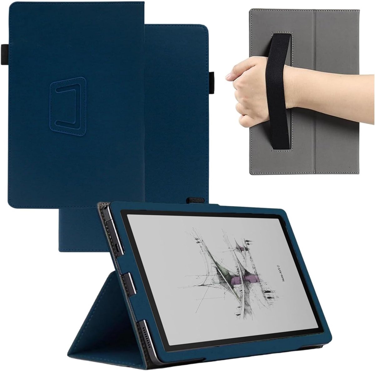 MEMELOKA Case for BOOX Note Air 5C/Note Air5 C 10.3 inch, Ultra-thin and Light PU Leather Protective Case with - ShopVlot