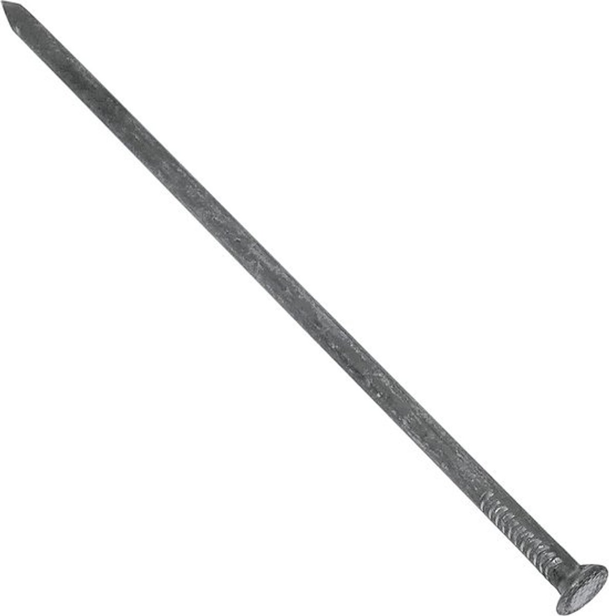 Spijkers met platte kop - Set voor houtbevestiging - Voor constructiebevestiging - Koolstofstalen constructie - 7.6x260mm - 10 stuks