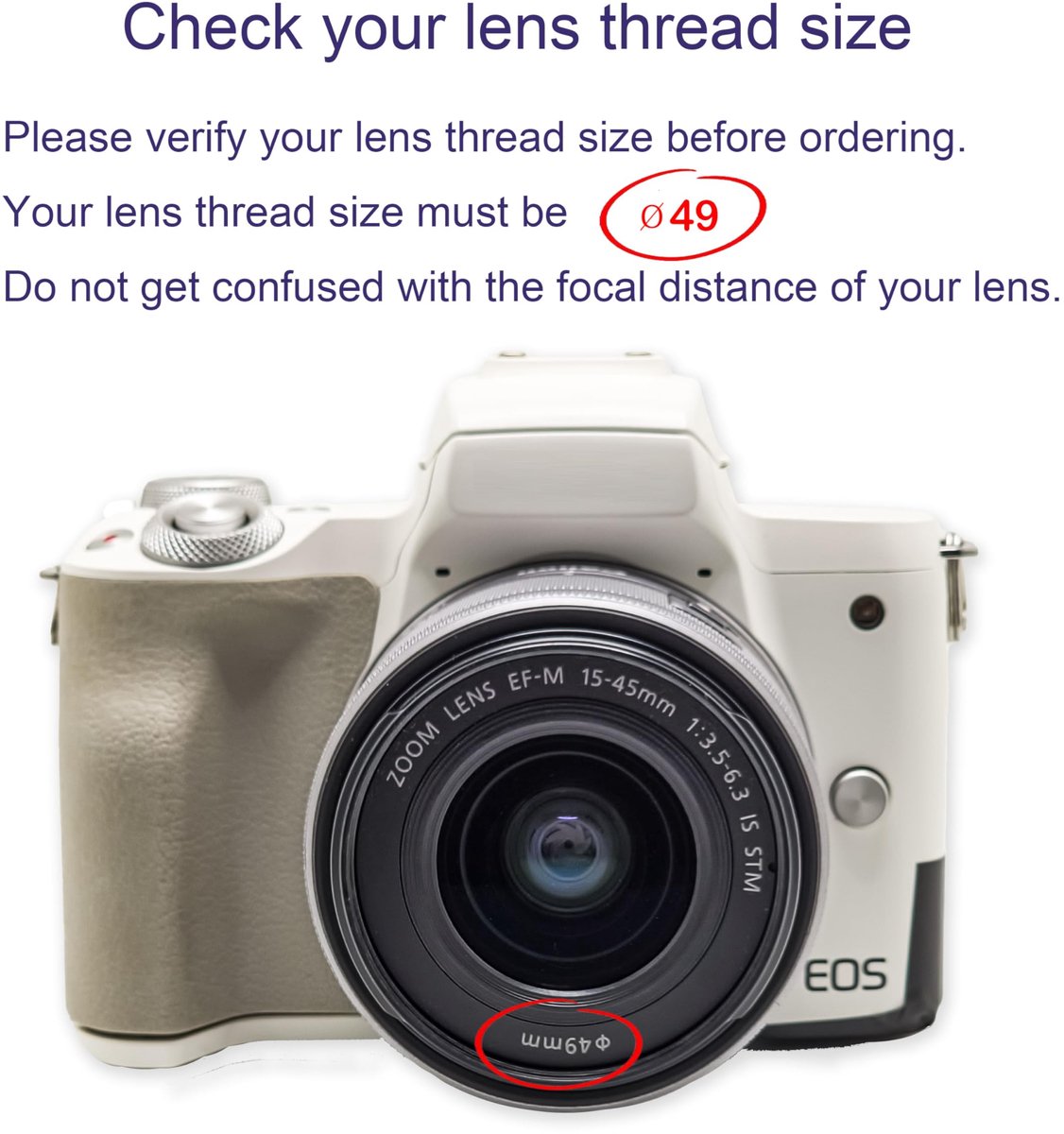 Brede lens 49mm 2-in-1 - 0,75x vergroting - 10x macrofunctie - perfect voor detailopnames - ShopVlot