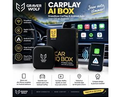 Draadloos Dongle CarPlay & Android Auto Dongle voor Autoscherm – YouTube, Netflix, Google Maps & Meer Plug & Play