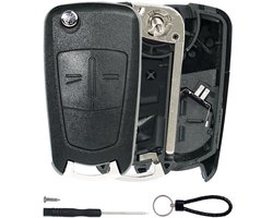 SUPALAND Vervangende Autosleutelshell Compatibel met Opel Astra Vectra Corsa Signum Zafira Meriva Tigra - ShopVlot
