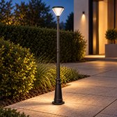 Iplux® - Paris - Hoge Solar Lantaarn 200cm - Warm wit - Lamp op zonne-energie