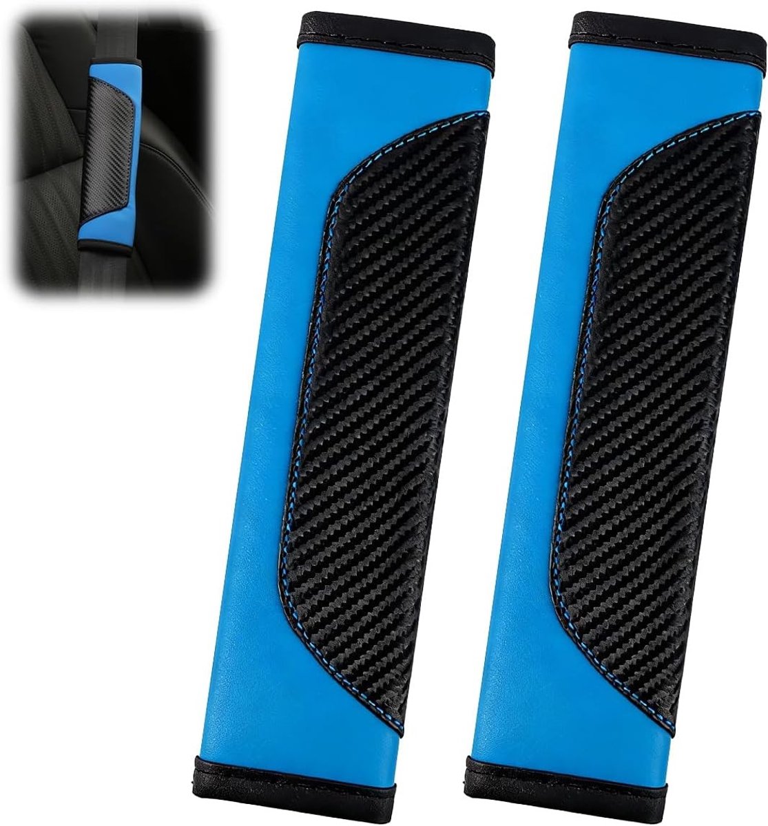 2 Stuks Zachte Autogordel Kussens, Bescherming voor Volwassenen en Kinderen, Comfortabele Gordelpads voor een Ontspannen Reis