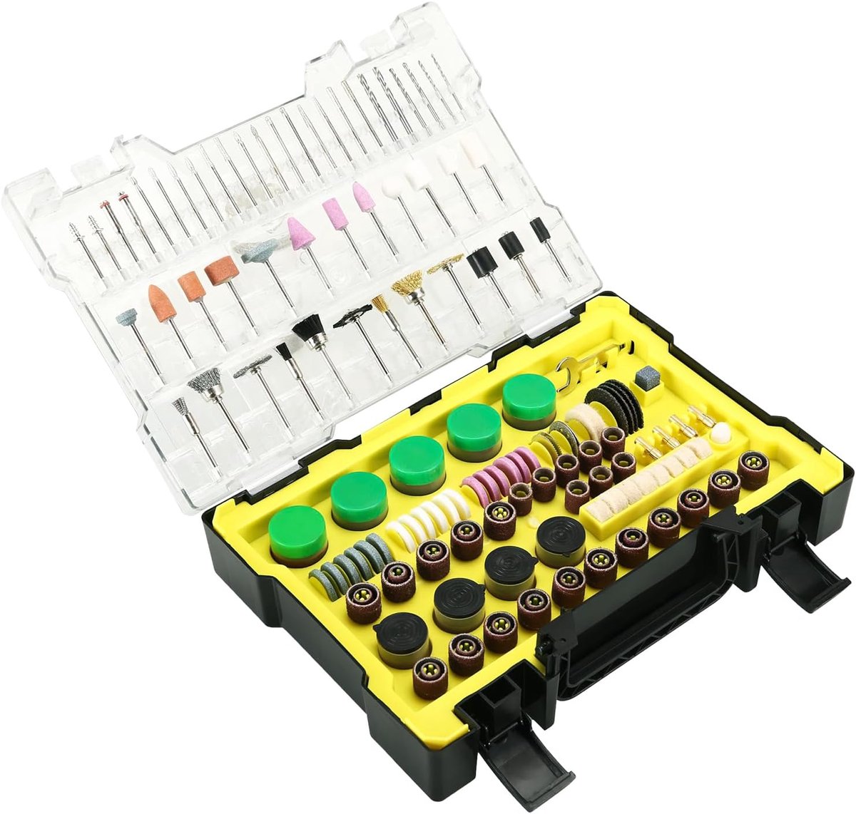 500 Pcs Multi-Purpose Tool Accessories Set, Carbon Steel with Carry Bag, Universal Multi-Purpose Accessory Set, for - ShopVlot