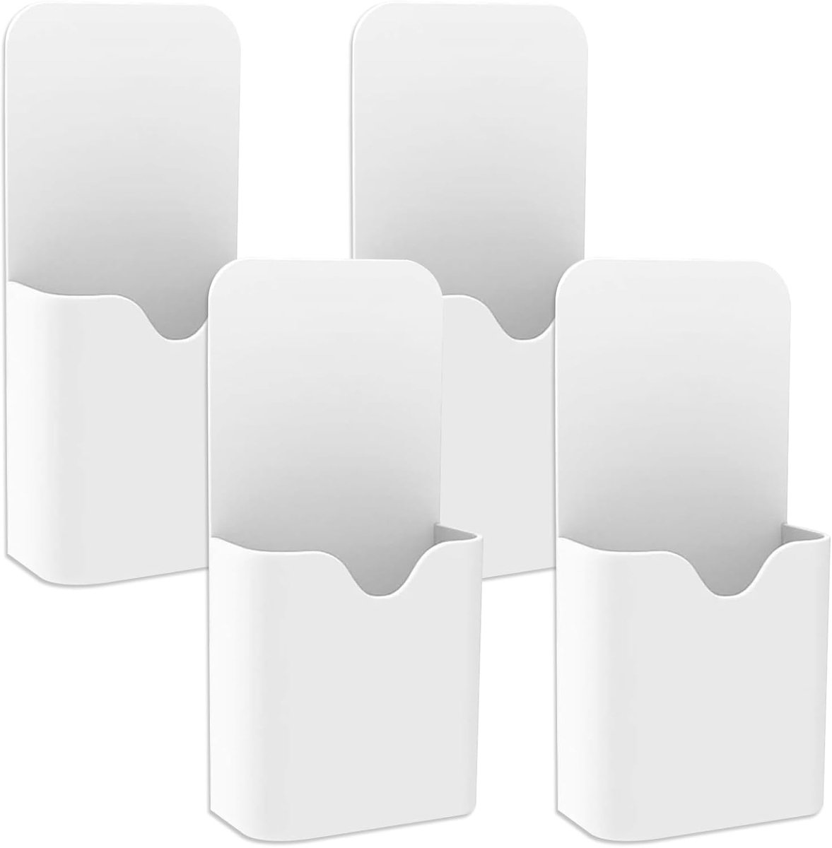 SnelShoppen - 4 Pcs Magnetische Pennenhouders voor Witbord en Koelkast, Ruimtebesparende Wandopslag, Perfect voor Kantoor, School en Thuis, Stabiel en