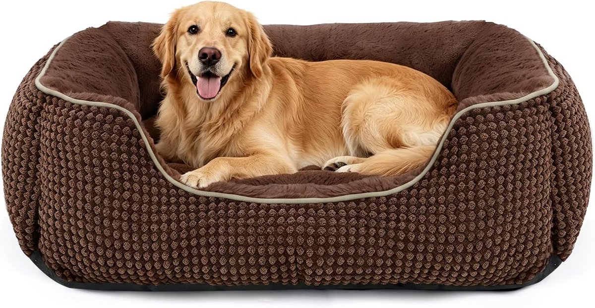 FURTIME Hondenbed Grote Honden, Hondenmand Wasbaar, 89x63x23cm - ShopVlot
