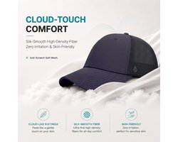 AOPREL Cloud-Touch Men's Trucker Cap, Shape-Retaining Baseball Cap with High-Density Mesh Adjustable Fastener - ShopVlot